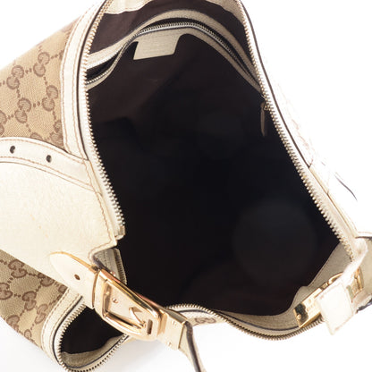 Gucci Monogram Buckle Hobo Off White 8 of 8