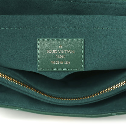 Louis Vuitton Calfskin New Wave Chain Bag MM NM Emerald 5 of 9
