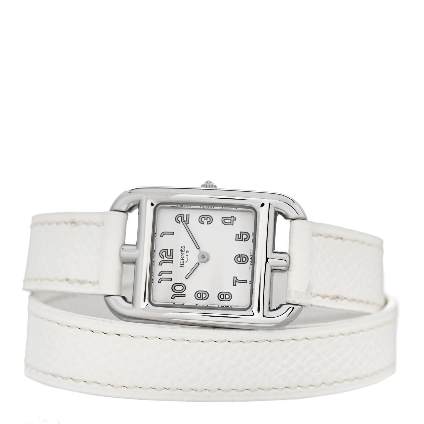 Stainless Steel Epsom 23mm Cape Cod Double Tour Quartz Watch Blanc
