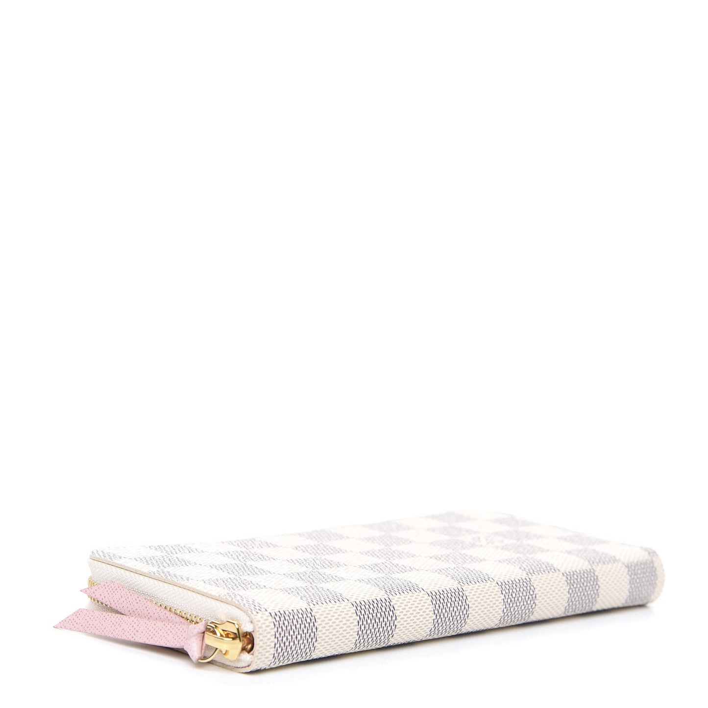 Damier Azur Clemence Wallet Rose Ballerine