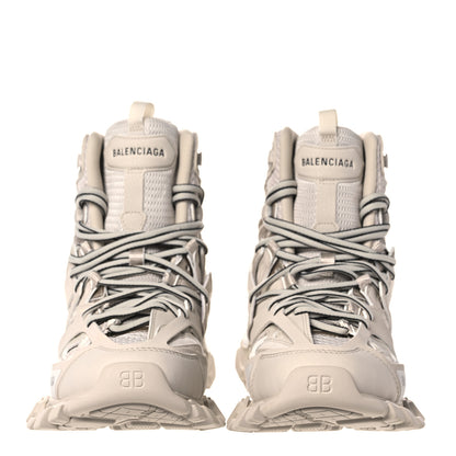 Balenciaga Mesh Nylon Womens Track Hike Sneakers 39 Full Beige 2 of 8