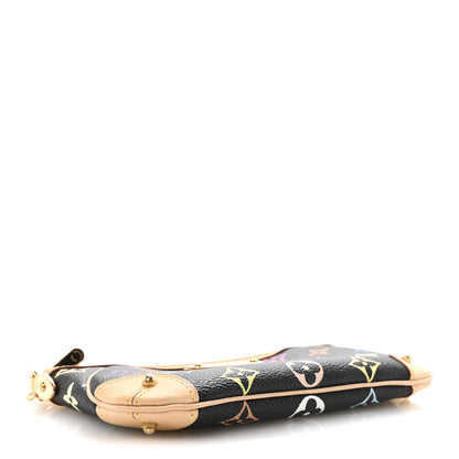 Louis Vuitton Monogram Multicolor Pochette Milla MM Black 3 of 9