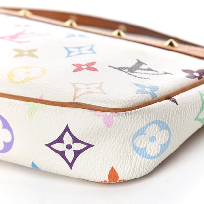 Louis Vuitton Monogram Multicolor Pochette Accessories White 14 of 17