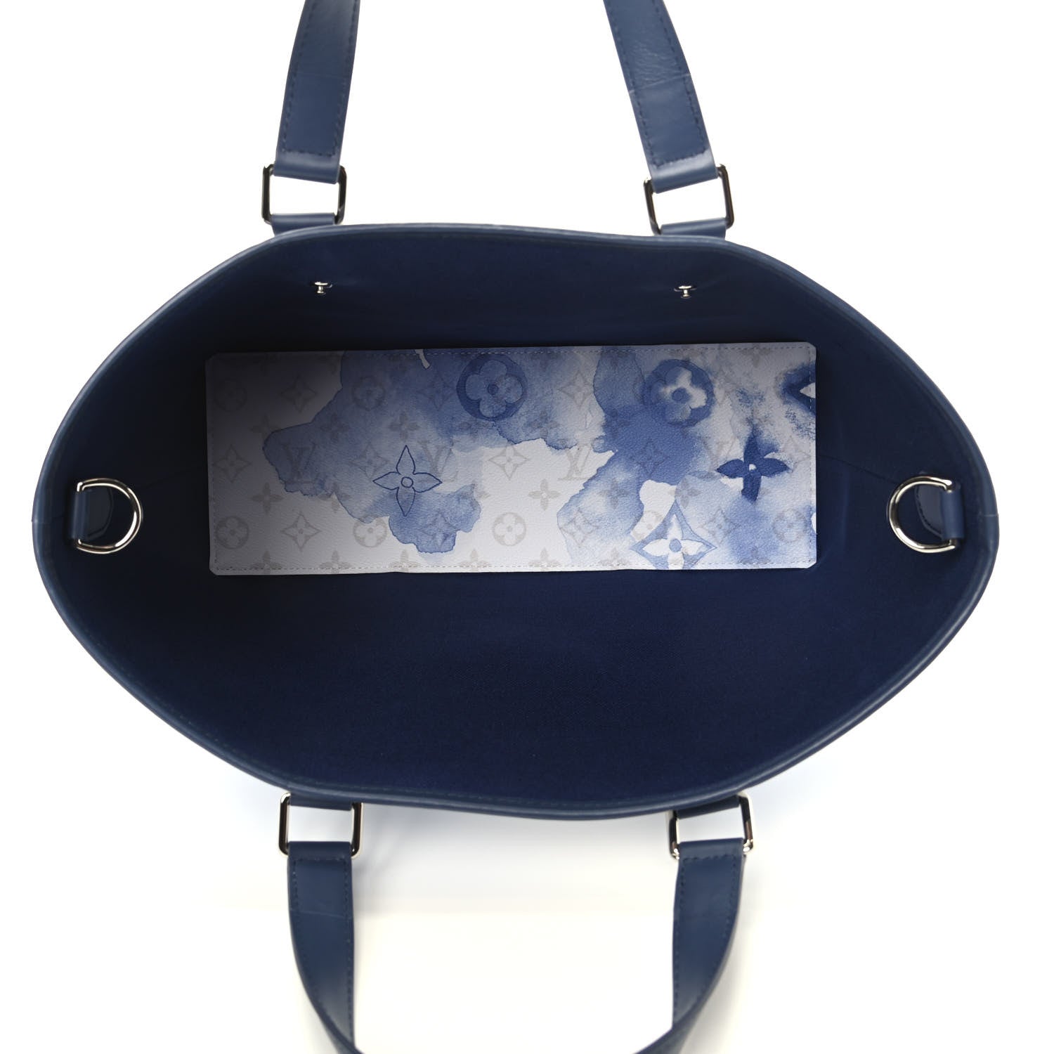 Louis Vuitton Monogram Watercolor New Tote GM Blue 5 of 9