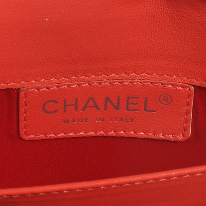 Chanel Calfskin Ultimate Stitch Clutch Flap Red 7 of 9