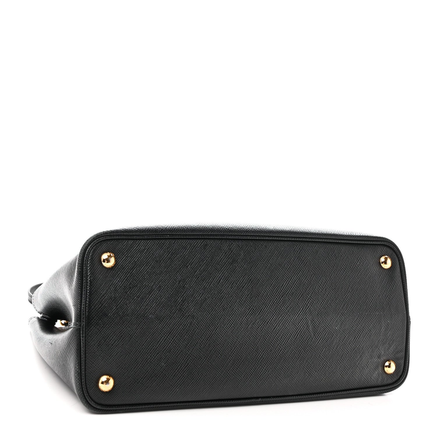 Prada Saffiano Cuir Medium Double Bag Black 4 of 9