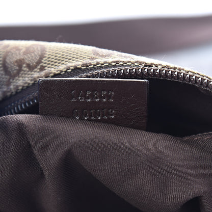 Gucci Monogram Calfskin Perforated Medium Flat Messenger Bag Dark Brown 7 of 10