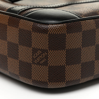 Louis Vuitton Damier Ebene Valisette Souple BB Black 8 of 9