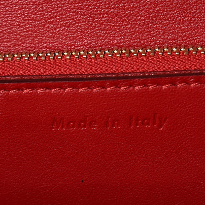 Celine Goatskin Medium Classic Box Flap Bag Carmin 9 of 9
