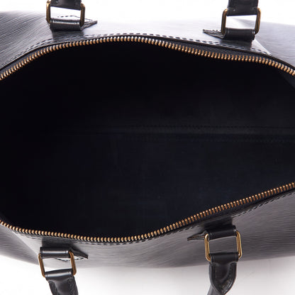 Louis Vuitton Epi Speedy 40 Black 6 of 8
