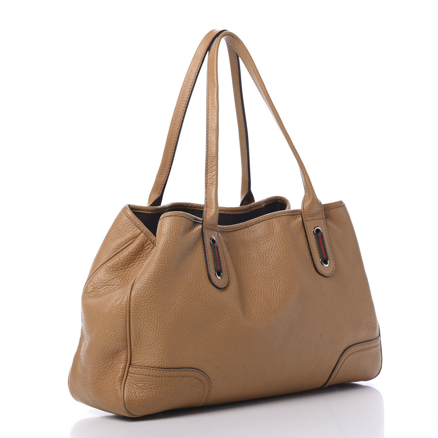 Calfskin Medium Princy Tote Brown