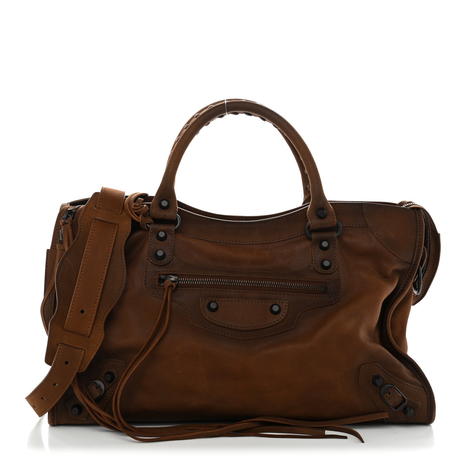 Balenciaga Arena Goatskin Classic Hardware Medium Le City Caramel 1 of 12