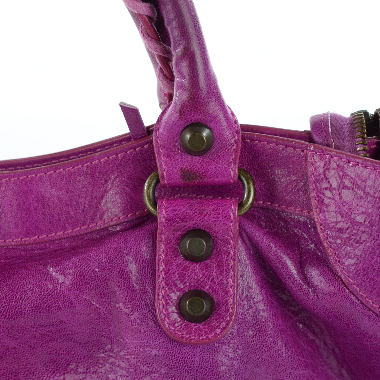 Balenciaga Chevre Classic Hardware City Magenta 2 of 14