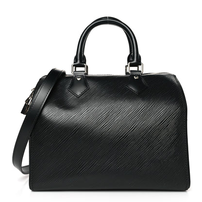 Louis Vuitton Epi Speedy Bandouliere 25 Black 1 of 8