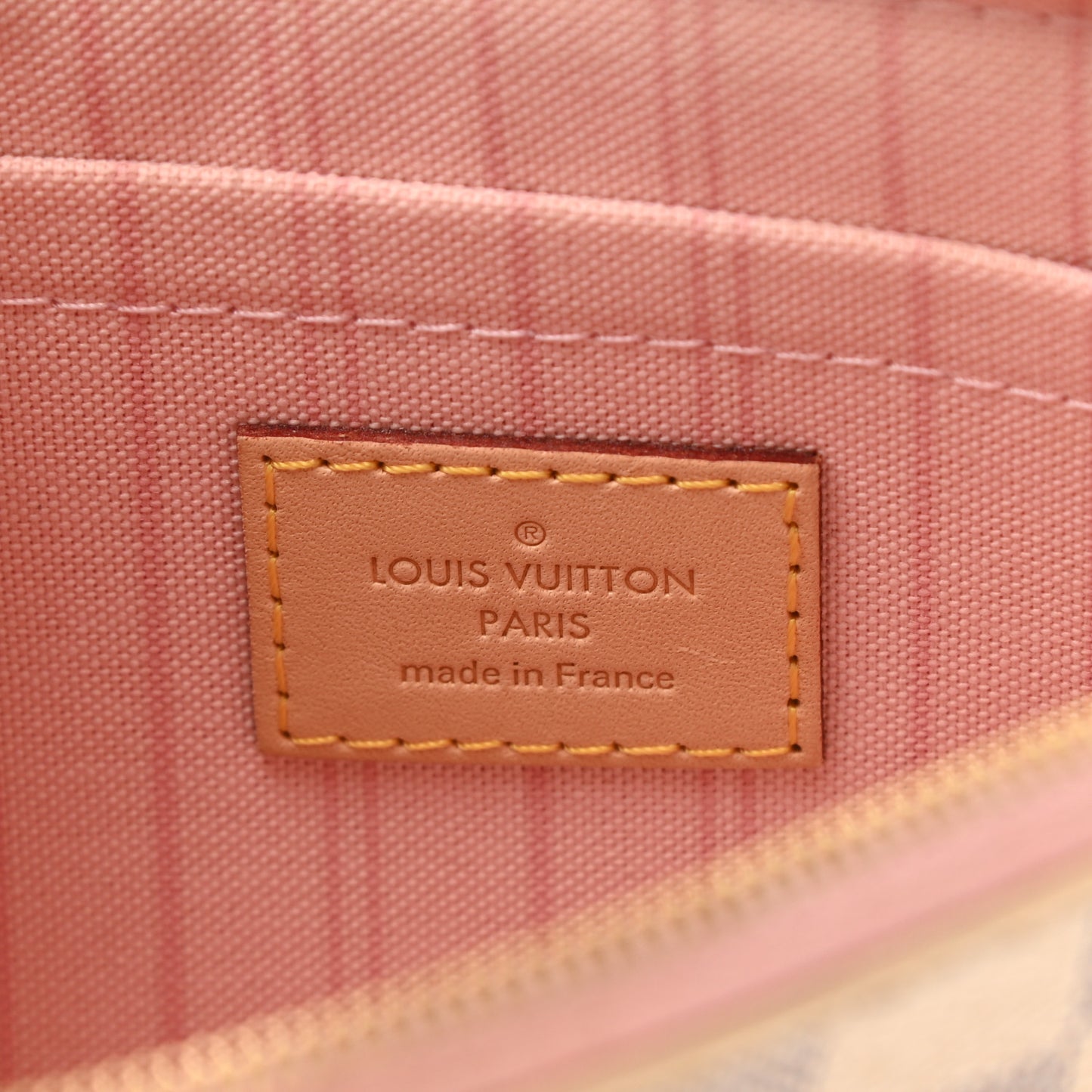 Damier Azur Neverfull MM GM Pochette Rose Ballerine