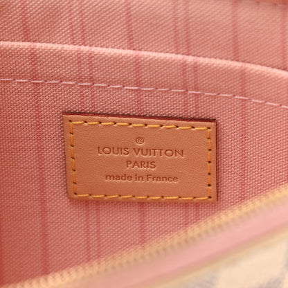 Louis Vuitton Damier Azur Neverfull MM GM Pochette Rose Ballerine 6 of 7