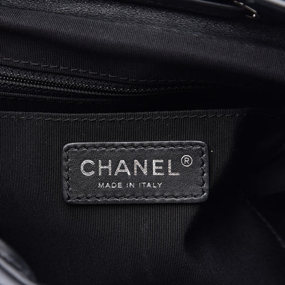 Chanel Calfskin Chevron Quilted Small Urban Spirit Backpack Black 6 of 12