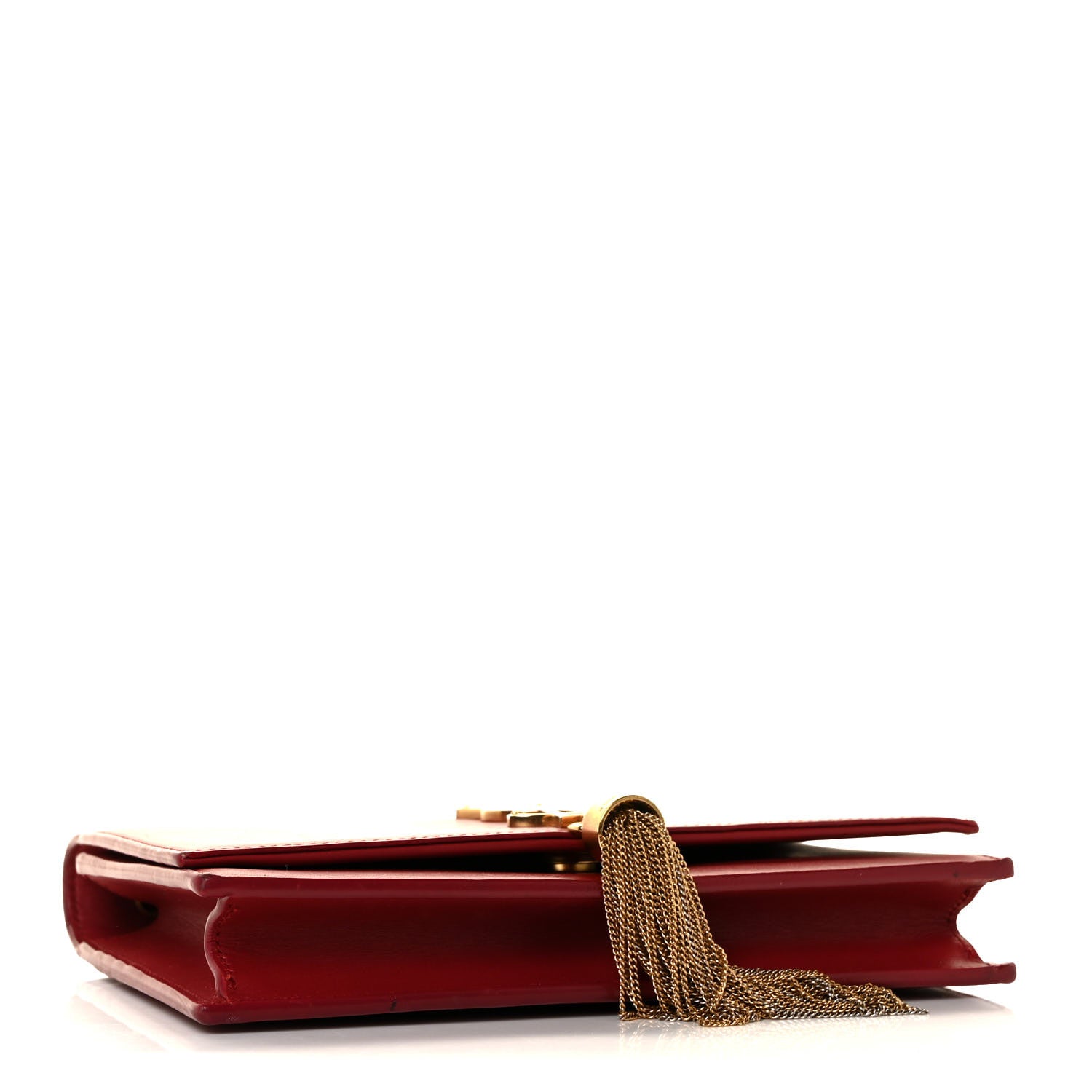 Saint Laurent Smooth Calfskin Classic Monogram Kate Tassel Chain Wallet New Lipstick 4 of 8