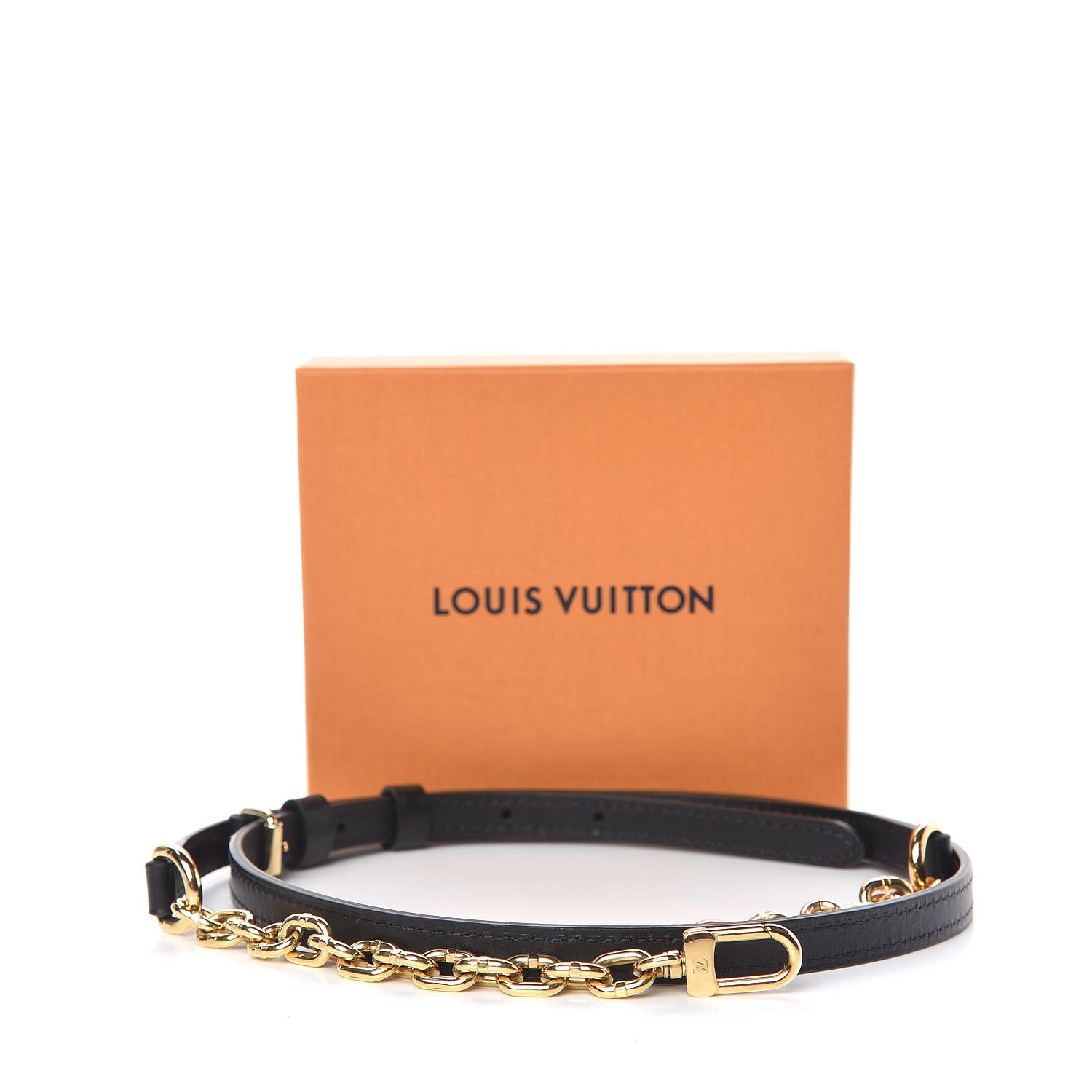 Louis Vuitton Reverse Monogram Trunk Adjustable Shoulder Strap Black 4 of 4
