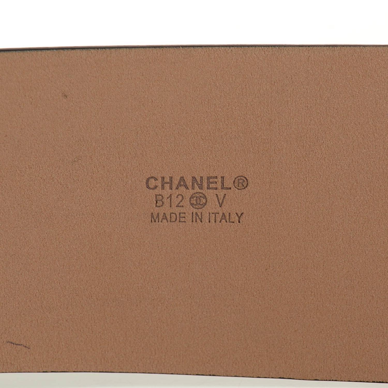 Chanel Calfskin CC Logo Belt 80 32 Black 3 of 6