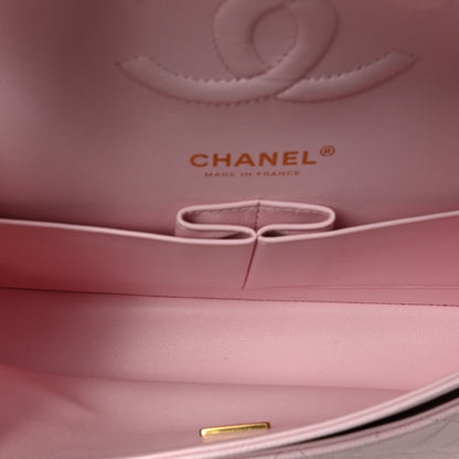 Chanel Caviar Quilted Medium Double Flap Light Pink 5 of 9