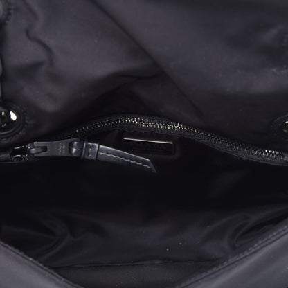 Prada Nylon Tessuto Chain Shoulder Bag Black 6 of 10