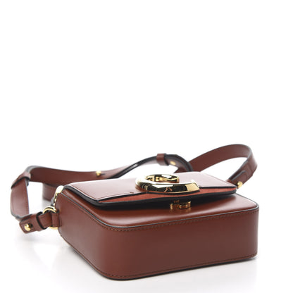 Chloe Shiny Calfskin Suede Mini C Bag Sepia Brown 3 of 8