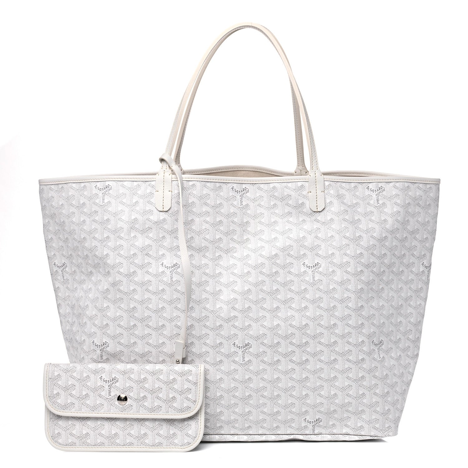 Goyard Goyardine Saint Louis GM White 1 of 8