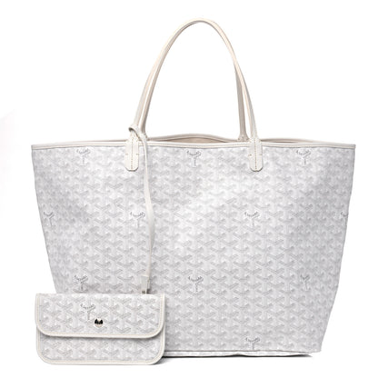 Goyard Goyardine Saint Louis GM White 1 of 8