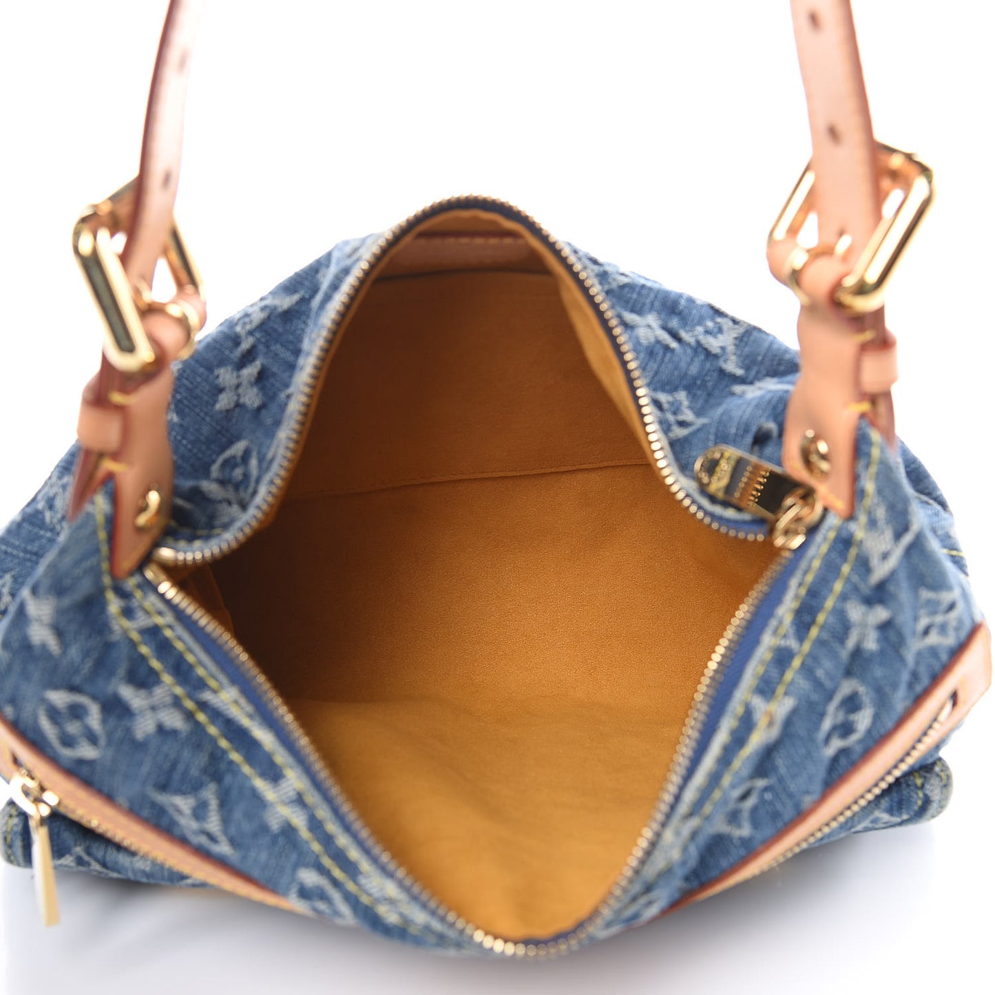 Monogram Denim Baggy PM Blue