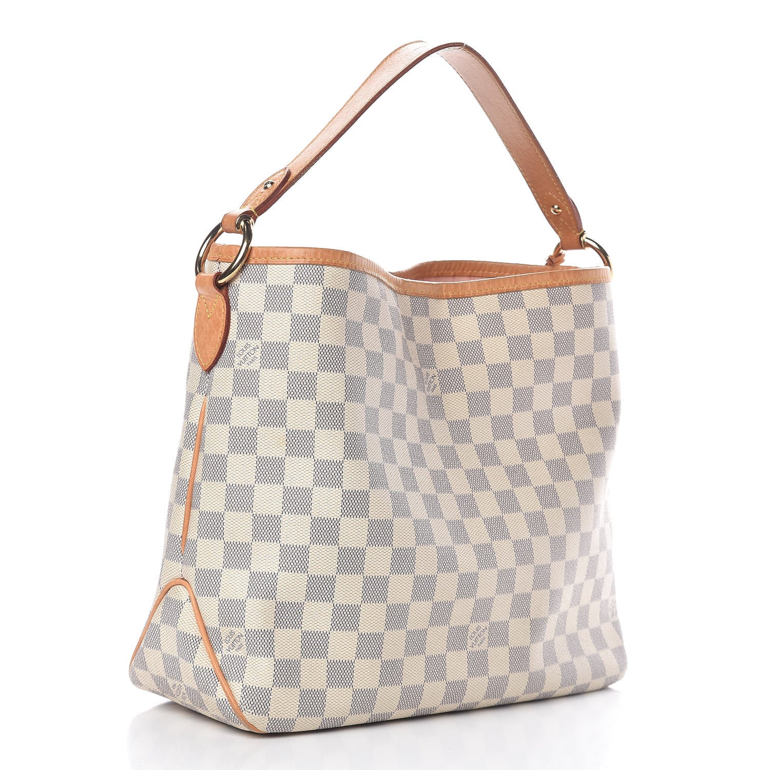 Louis Vuitton Damier Azur Delightful PM Rose Ballerine 3 of 12