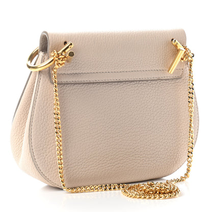 Chloe Grained Lambskin Drew Shoulder Bag Biscotti Beige 2 of 5