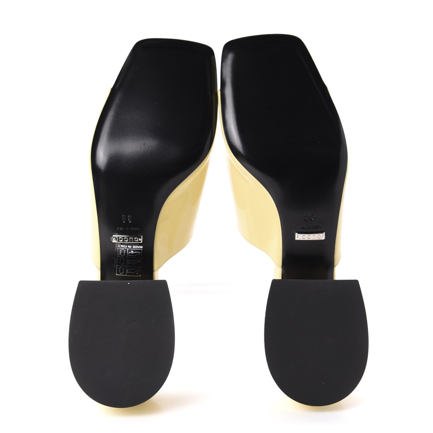 Patent Lexi Horsebit Mid-Heel Slide Sandals 38 Burro