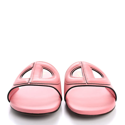 Christian Dior Calfskin D-Club Mule Sandal 35 Peach Boss 3 of 11