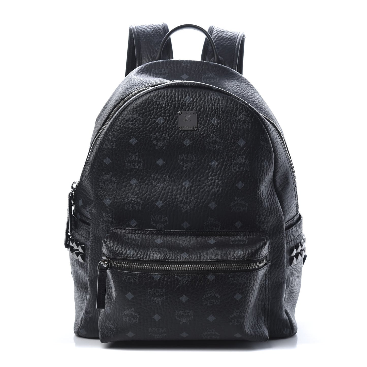 Visetos Medium Side Studs Stark Backpack Black
