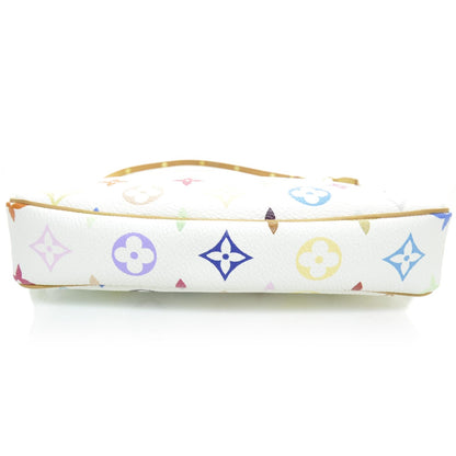 Louis Vuitton Monogram Multicolor Pochette Accessories White 4 of 9