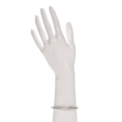 David Yurman Sterling Silver Diamond 7mm Mini Loop Labyrinth Bracelet 2 of 5