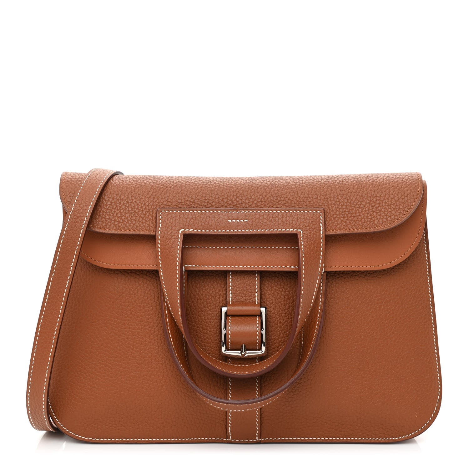 Hermes Taurillon Clemence Halzan 31 Gold 1 of 12