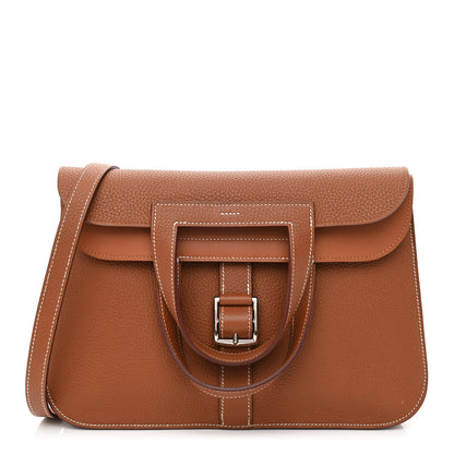 Hermes Taurillon Clemence Halzan 31 Gold 1 of 12