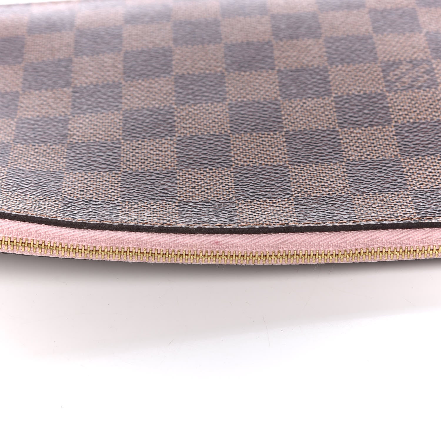 Louis Vuitton Damier Ebene Neverfull MM GM Pochette Rose Ballerine 9 of 12