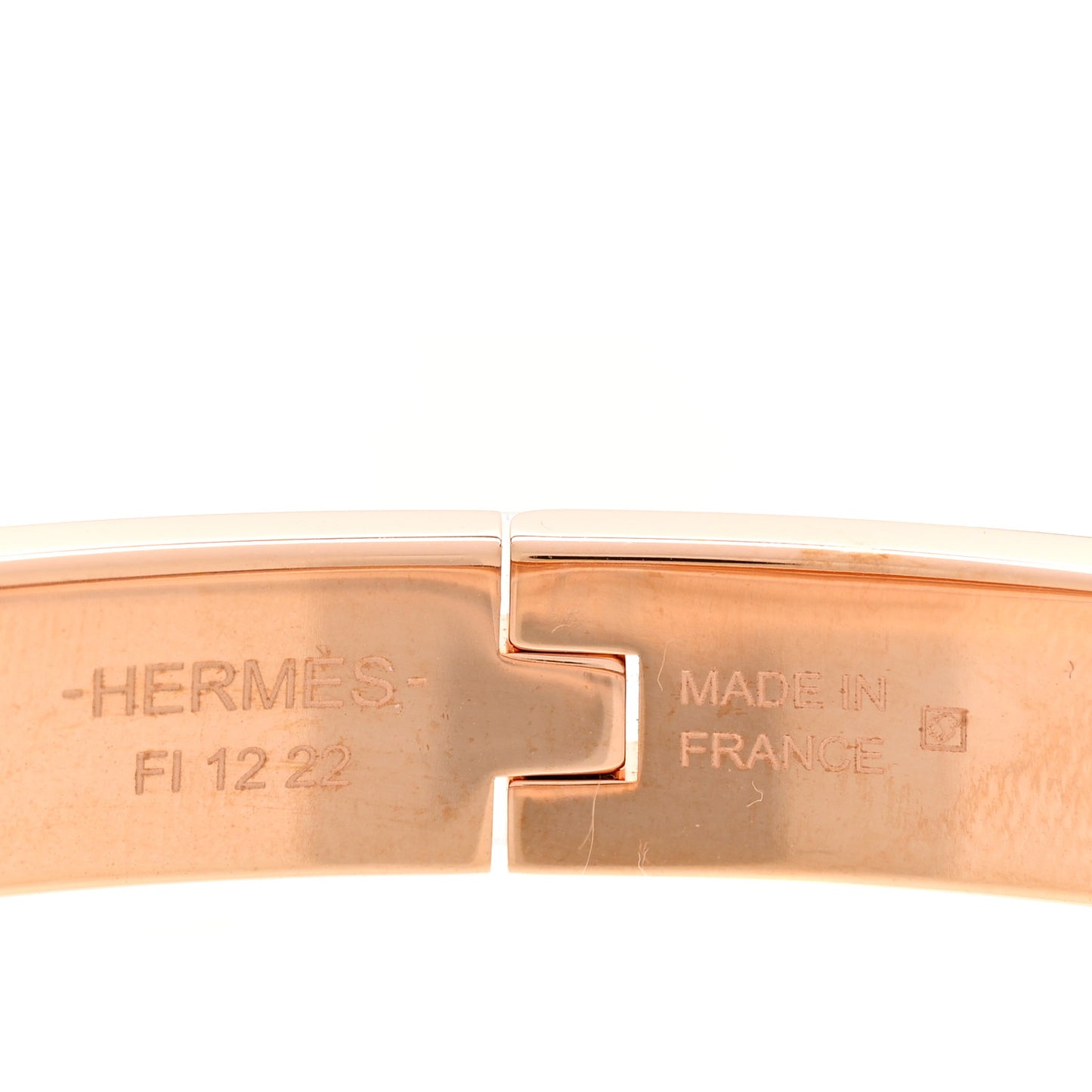 Enamel Mini Farandole Clic Chaine D'Ancre Bracelet Marron Glace