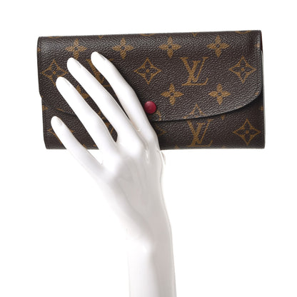 Louis Vuitton Monogram Emilie Wallet Fuchsia 2 of 7