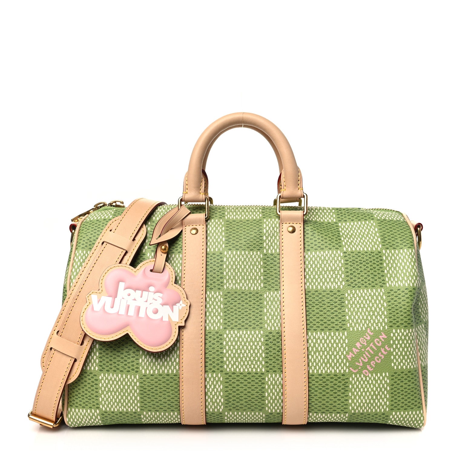 Louis Vuitton Damier Golf Keepall Bandouliere 35 Green 1 of 9