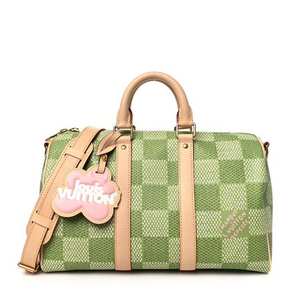 Louis Vuitton Damier Golf Keepall Bandouliere 35 Green 1 of 9