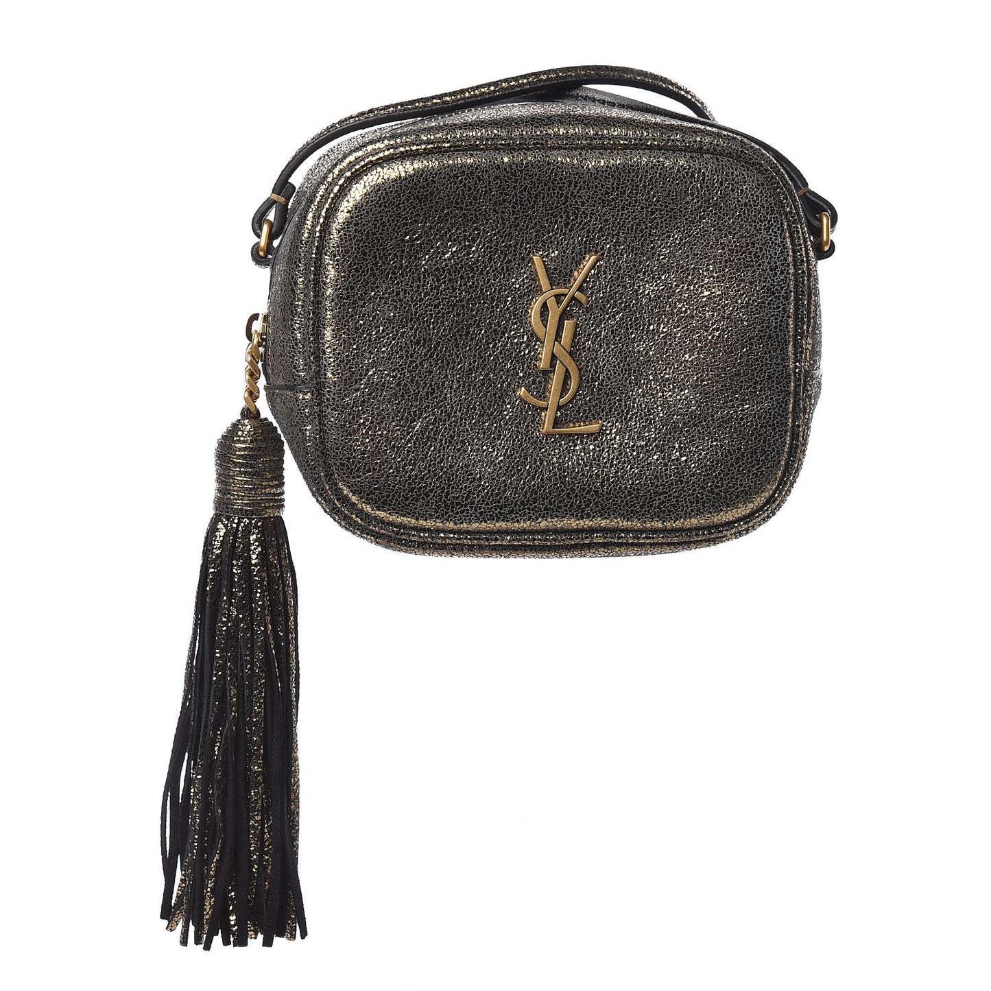 Lame Nappa Star 3D Monogram Blogger Bag Moss