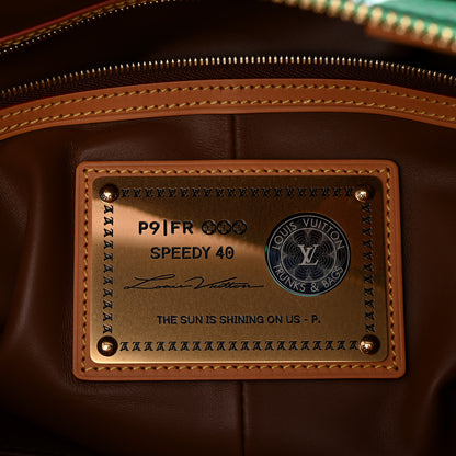 Louis Vuitton Calfskin Monogram Speedy P9 Bandouliere 40 Green 6 of 12