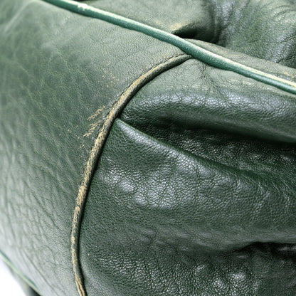 Fendi Crinkled Lambskin Mia Tote Verde Inglese 8 of 11