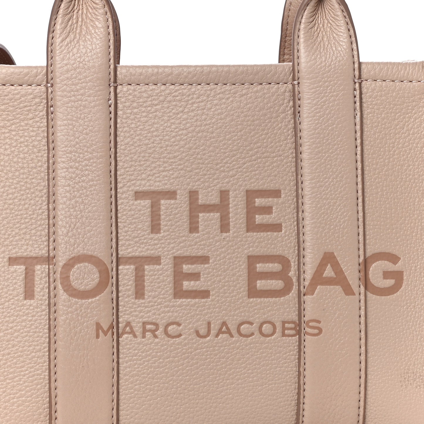 Grained Calfskin Small The Tote Bag Rose Dust