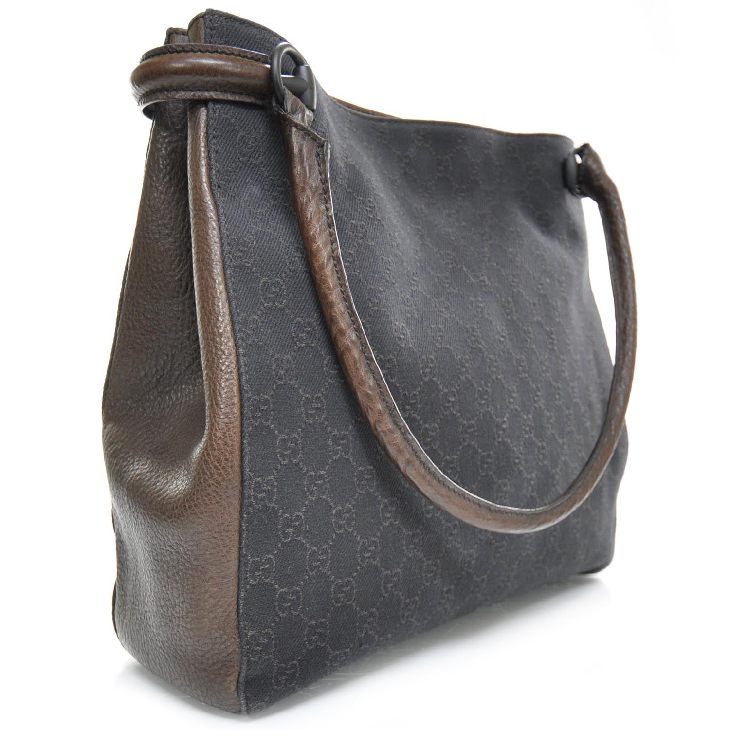 Gucci Canvas Monogram Large Bag 2 of 11