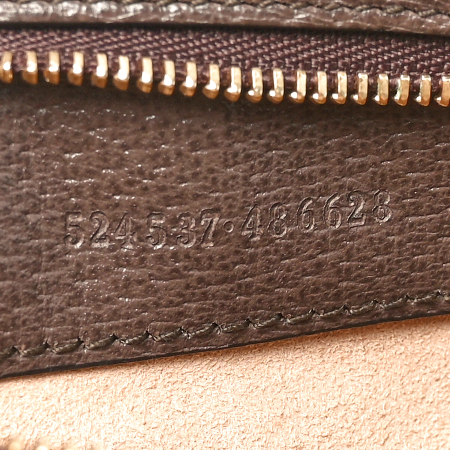 Gucci GG Supreme Monogram Web Medium Ophidia Tote Bag Brown 7 of 10